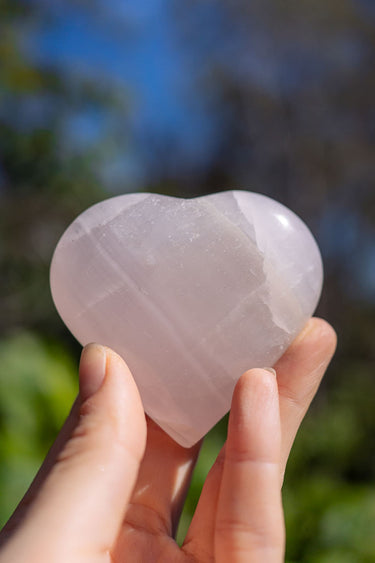 Mangano Calcite Heart